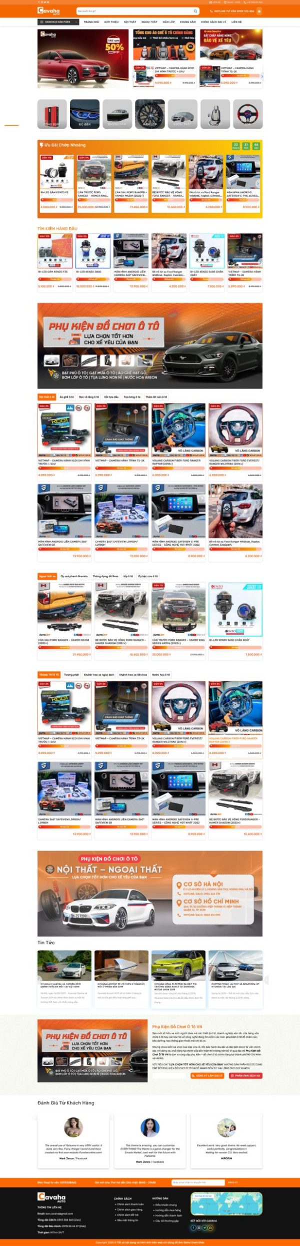 Theme WordPress đồ chơi xe hơi 4